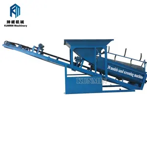 Economical And Practical Sand Mobile Vibrating Screen Separator Machine