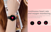 Dispositivos Inteligentes para Mujer, Reloj Inteligente DM70 2024, Pantalla AMOLED de 1.04 Pulgadas, Llamadas por Bluetooth, Monitor de Actividad Física, Monitor de Sueño, IP68, Nuevo