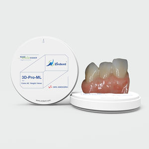 Zirdent 3D Pro ML denti in ceramica multistrato ad alta traslucenza dentaria restauro personalizzabile blocchi di <span class=keywords><strong>Zirconia</strong></span> - Product Image 1