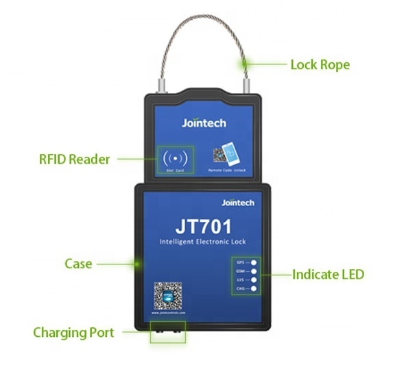 Jointech JT701 RFID контейнер GPS спутниковый навесной трекер
