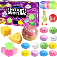 Nouveautés : Ensembles de jouets squishy, jouets anti-stress en forme de boulettes, beurre et fromage, cubes anti-stress, squishies axolotl en matériau TPR, pour enfants de 14 ans et plus