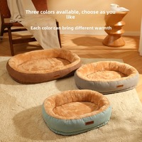 Best-seller Lit de luxe écologique pour animaux de compagnie en mousse amovible, lavable et imperméable pour grands chiens