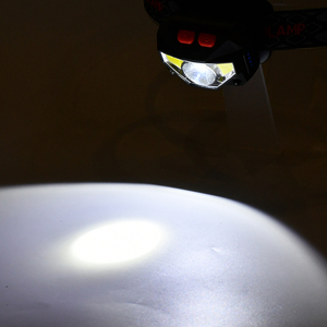 ヘッドライト小型USB充電式USBランニングトーチキャンプCOBレッドXPG 800 MAh LEDヘッドライトセンサー - Product Image 4