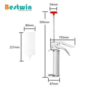 Paslanmaz çelik 304 Hamburger Hot Dog ketçap domates BİBER SOSU tabancası çeşni dağıtıcı - Product Image 2