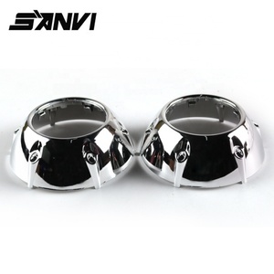 SANVI Newest Car Accessories Vehicle Headlight Projector Lens GTI Shrouds Car Parts 3.0 Inch Lens Cover Bi Xenon Projector Lens - Product Image 5
