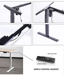 Practical Economic Single Motor Lift Up and Down Height Adjustable Electric Control Office and Home Standing Desk - Product Image 5