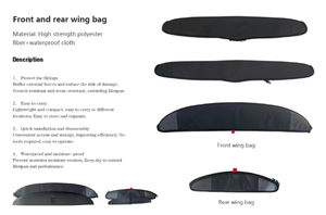 Funda Protectora de Secado Rápido Personalizada para Tabla de Foil/Foilboard/Alerón Delantero/Mástil/Fuselaje/Alerón Trasero, para Surf, Kiteboard, Hydrofoil - Product Image 5