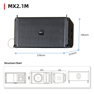 ลำโพงระบบเสียงไลน์แบบพกพา MX2.1 รุ่น Factory Price Professional Super Portable PA กันน้ำ ระบบเสียงแอคทีฟ MX2.1 Pa Speaker Sys - Product Image 5