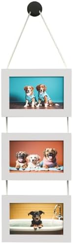 Tripla cornice bianca