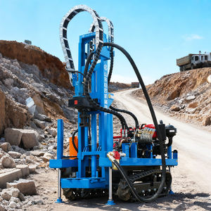 사용하기 쉬운 크롤러 공기-유압식 시추 장비 개방형 암반 시추 초보자도 빠르게 배우는 소형 다운더홀 시추 장비 - Product Image 1