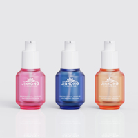 30ml Farbige Foundation-Flasche mit Pumpe Leerer Hautpflege-Serum-Behälter Maßgefertigter Glasbehälter