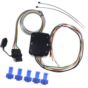 ขั้วต่อรถพ่วง 4 พินซ็อกเก็ต 3 ถึง 2 ตัวแปลงไฟท้าย 12V ยูนิเวอร์แซลฟิตสำหรับคาราวานซ่อมเปลี่ยน 56146 - Product Image 5