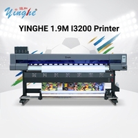 Imprimante éco-solvant grand format YINGHE 2026 nouvelle 1,9 m (6,2 pi) I3200 pour bannières flexibles, vinyle, PP rétroéclairé, encre CMYK rapide SA JHB CMYK en stock