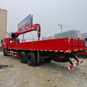 Camion-grue Dongfeng 10 roues puissant à commande hydraulique fabriqué en Chine pour la livraison de marchandises sur route - Product Image 5
