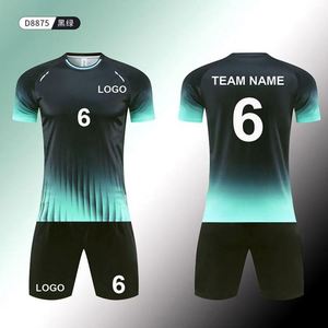 เสื้อฟุตบอลแบบแห้งเร็ว ระบายอากาศได้ดี ไซส์ใหญ่พิเศษ คุณภาพสูง พิมพ์ลายแบบถ่ายโอนความร้อน สำหรับสโมสร  รับผลิตตามแบบ - Product Image 1