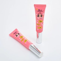 Tube cosmétique rose vif en gros avec applicateur brosse et poignée argentée pour mascara – Emballage direct usine