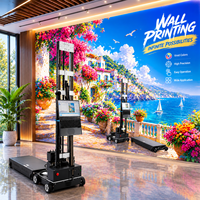 Impresora de Pared Vertical 3D DX7 Automática de 2400 DPI, Impresora de Inyección de Tinta Plegable Ecológica para Arte Mural y Uso Comercial