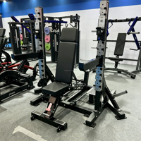 Banc de musculation réglable multifonction avec support pour barre d'haltères
