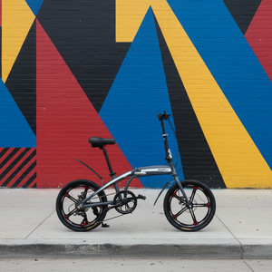 Vélo <span class=keywords><strong>pliant</strong></span> à roues intégrées en alliage de magnésium, léger, durable, portable, pour les trajets urbains - Product Image 1