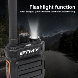 ETMY ET-599 <b>Small</b> Security Walkie Talkie Set Long Range 3km 16 Channel UHF Analog Two Way <b>Radios</b> VOX Function Flashlight for - Product Image 4