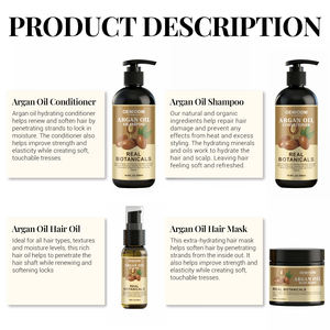 Factory Price Custom Organic Anti Hair Loss Best Private Label Natural OEM Argan Oil Hair <strong>Shampoo</strong> and Conditioner - Product Image 5
