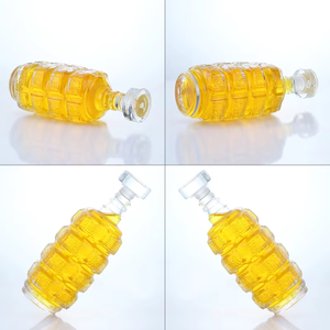 Bouteille en verre de luxe JB GLASS de 700 ml, forme bouteille, avec bouchon <span class=keywords><strong>Guara</strong></span>, haute qualité, réutilisable, pour stockage de vodka, tequila, gin, personnalisable, ISO9001 - Product Image 2