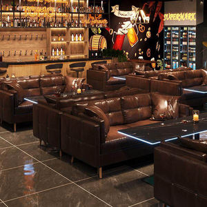 बार, कैफे, व्हिस्की बार, कैप्स, व्हिस्की बार, केटीबनाम, संगीत स्थल, चाय हाउस और बूथ बैठने वाले क्षेत्रों के लिए कस्टम-निर्मित सोफे, टेबल और कुर्सियां - Product Image 2