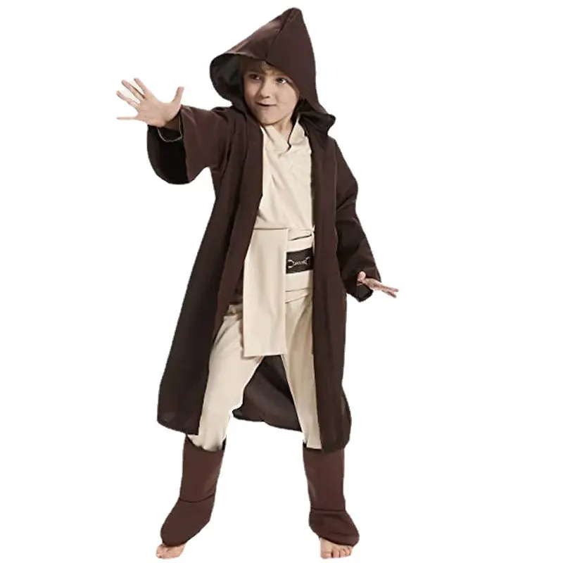 LUCKY New Halloween Costumes Children's Classic Children's Cosplay Starwars Jedi Knight Costumes