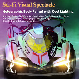 Voiture de drift 4x4 captivante à fréquence unique <span class=keywords><strong>2</strong></span>,4 GHz avec laser holographique couleur, éclairage LED cool et portée de télécommande de 30-50 m - Product Image 5