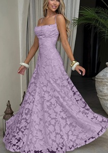 Nuevo Vestido de Verano Sexy con Tirantes Finos, Vestido de Noche de Gasa sin Espalda, Vestido de Color Sólido con Lazos de Encaje - Product Image 4