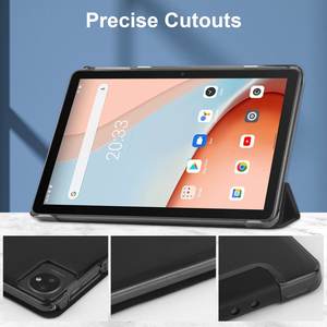 Étui pour tablette en cuir à rabat ultra mince à trois volets PU + acrylique pour Blackview Tab 7/ Tab 8 <span class=keywords><strong>wifi</strong></span> 10.1 pouces 2023 - Product Image 3