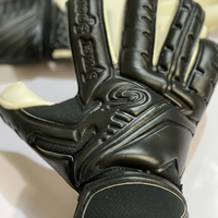 Gants de gardien de but professionnels en latex allemand, paume enroulée, doigts coupés, logo personnalisé, gants de football et de soccer pour gardien de but