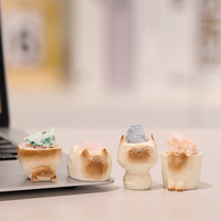 YD TOYS Boîte Mystère en Verre Cristal Chat Mignon Pai, Artisanat Tendance, Pierre Diffuseur, Décoration Porte-Bonheur, Ornement Anti-Stress