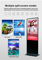 Écran LCD vertical, vente directe d'usine, affiche numérique d'intérieur avec écran tactile capacitif, animation et graphiques SDK