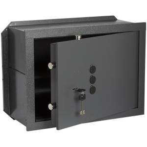 Cassaforte con chiave e combinazione meccanica art. 82210 CISA mm 490x250x360h,2 Cat. Orizzontale, 2 Cat. - Product Image 1