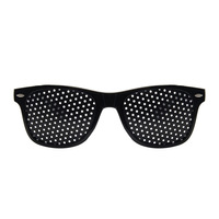 Lunettes à trous personnalisées Beckon avec logo – Lunettes d'entraînement visuel multi-trous pour la myopie et l'astigmatisme – Cadeaux promotionnels
