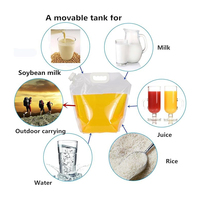 Sac en plastique composite en aluminium laminé anti-fuite, résistant, personnalisé, portable, pour liquide de lavage, avec logo