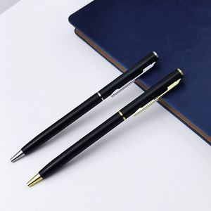 Stylo bille léger avec logo personnalisé, plusieurs couleurs, pour cadeau d'affaires, usage au bureau, 1,0 mm noir - Product Image 5