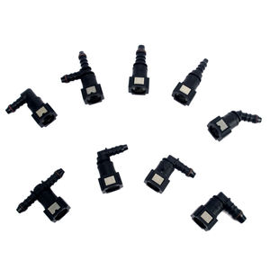 النايلون السيارات الوقود خط خرطوم 7.89 مللي متر المقرنة سيارة الوقود خط المطاط قائم للخراطيم سريعة الإصدار ربط موصل - Product Image 1