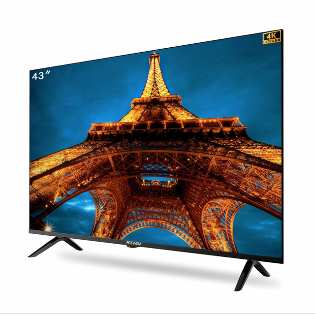 China Made Original A+ Panel QLed Tv Flat Wide Screen Television 4K LED Smart TV With DVB-T2/S2 Televisions Led & Lcd Tvs