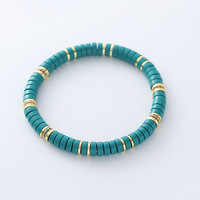 Bracelet en perles de pierre naturelle facettées et intercalaires avec embouts en cuivre et alliage, bracelet en jade tissé à la main pour femmes