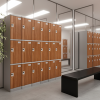 Tout nouveau casier électronique de salle de sport TOPPLA moderne en polyéthylène et ABS, étanche, durable, écologique et certifié ISO