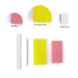 Spedizione Gratuita negli Stati Uniti, 800 Kit/Cartone, Set Professionale <span class=keywords><strong>per</strong></span> Manicure e <span class=keywords><strong>Pedicure</strong></span>, 4 Pezzi Monouso <span class=keywords><strong>per</strong></span> Saloni di Bellezza - Product Image 4