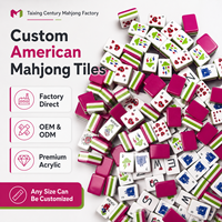 Tuiles de Mahjong de New York, Tuiles de Mahjong de Ningbo Leti, Tuiles de Mahjong américaines héritage, Tuiles de Mahjong Art Déco, Tuiles de Mahjong Southern Sparrow
