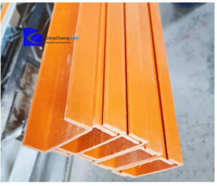 Profil de canal en fibre de verre C haute résistance/canal frp pour échelles d'escaliers/formes structurelles en fibre de verre