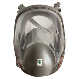 6800 masker wajah penuh, peralatan Respirator Gas silikon wajah dapat digunakan kembali - Product Image 1