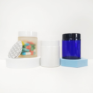 100g Clear Glass Cosmetic Jars Child-Resistant for Body Lotion Hair Face <b>Cream</b> Packaging for Loose Powder 30g 5ml 50g - Product Image 3