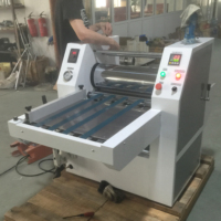 Machine à plastifier de taille A2 à usage intensif, chauffage à l'huile hydraulique avec fonction de rembobinage, Machine à plastifier rouleau à rouleau, SG-YYFM520