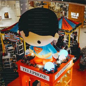 Superman Inflable Gigante <span class=keywords><strong>de</strong></span> <span class=keywords><strong>DC</strong></span> <span class=keywords><strong>Comics</strong></span> para Promoción en Centros Comerciales/Eventos para Fans/Activación <span class=keywords><strong>de</strong></span> Público/Fiestas Temáticas/Activación <span class=keywords><strong>de</strong></span> Marca/Escenario - Product Image 3