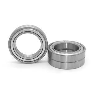 ตลับลูกปืนเม็ดกลมร่องลึกสแตนเลส 6910ZZ/RS ป้องกันสนิมและทนต่อการสึกหรอ 50*72*12 มม. ผนังบางพร้อมฝาปิดยางเหล็ก - Product Image 1